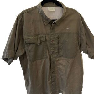 Rustic Ridge Mens XXL Short‎ Sleeve Vented Fishing Shirt